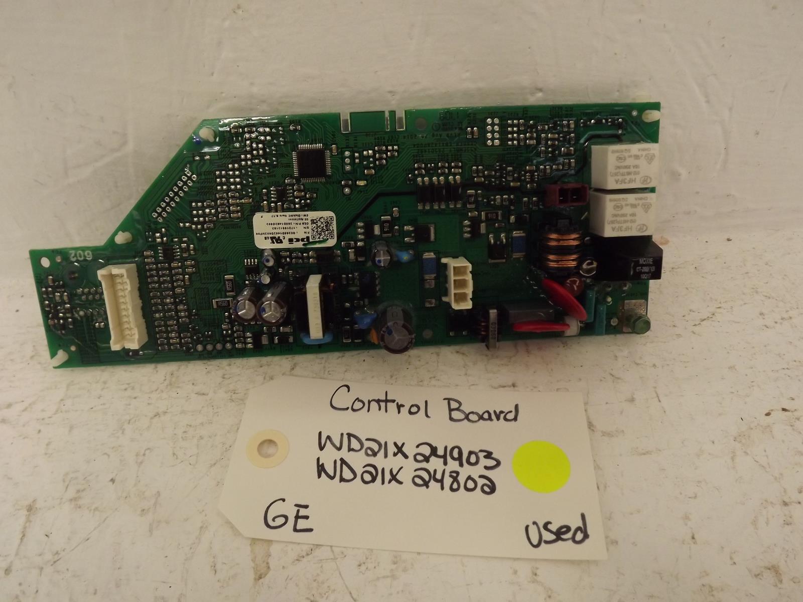 GE Dishwasher WD21X24903 WD21X24802 Control Board Used GE Dishwasher WD21X24903 WD21X24802 Control Board Used